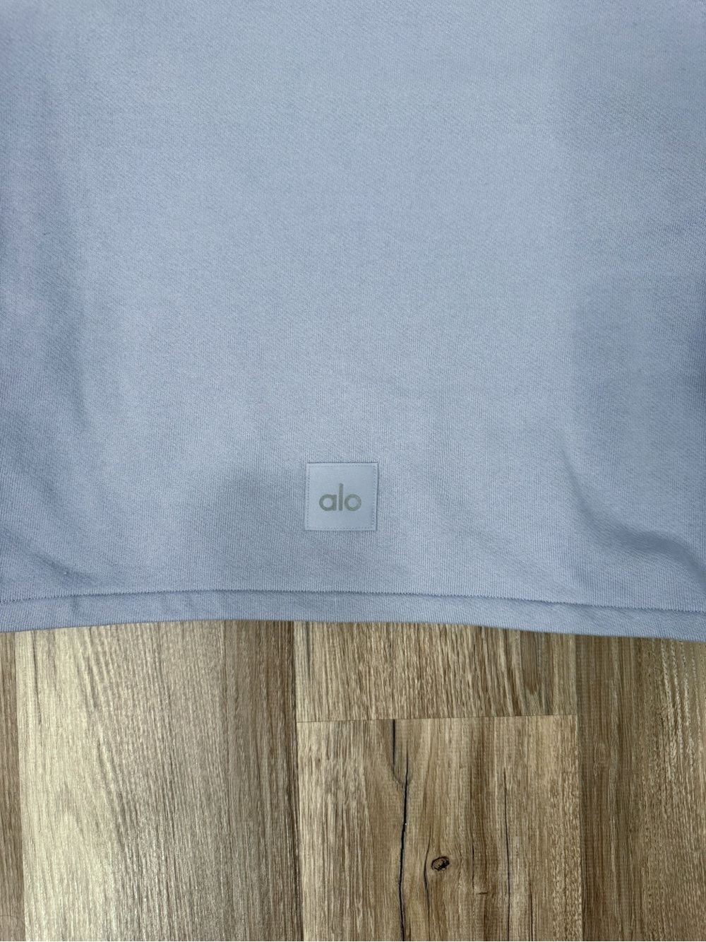 ALO Yoga Light Lavender Cropped Hoodie - Picture 3 of 5